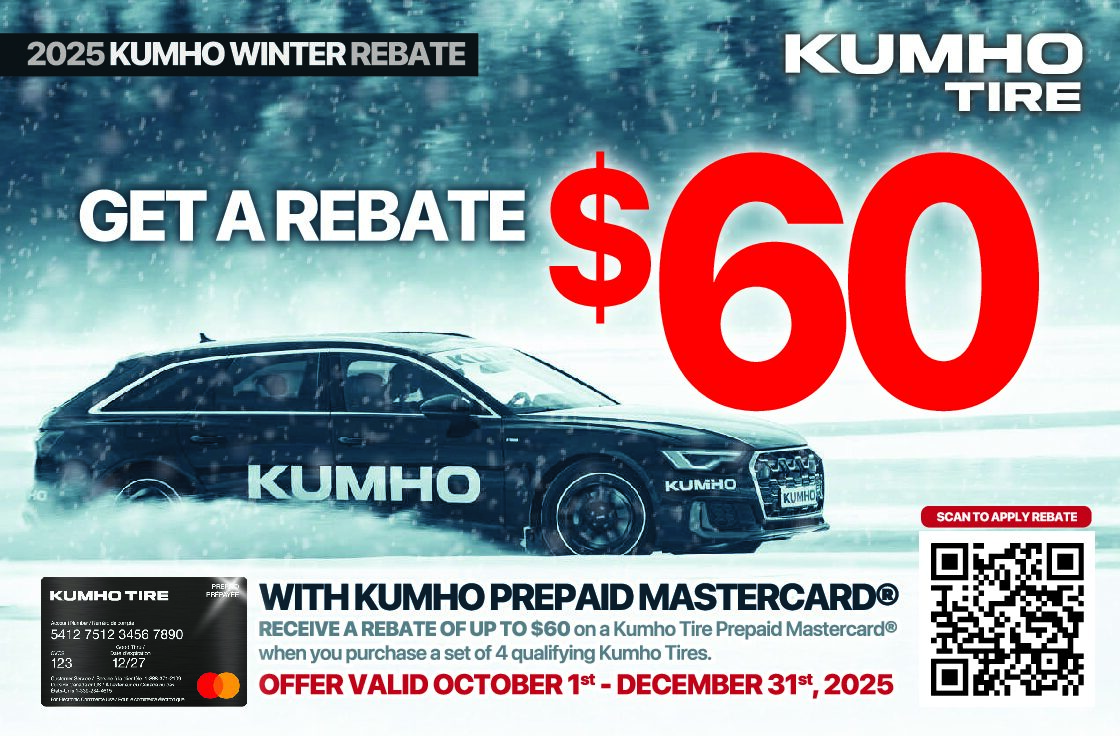 Kumho Fall 2025 Rebate