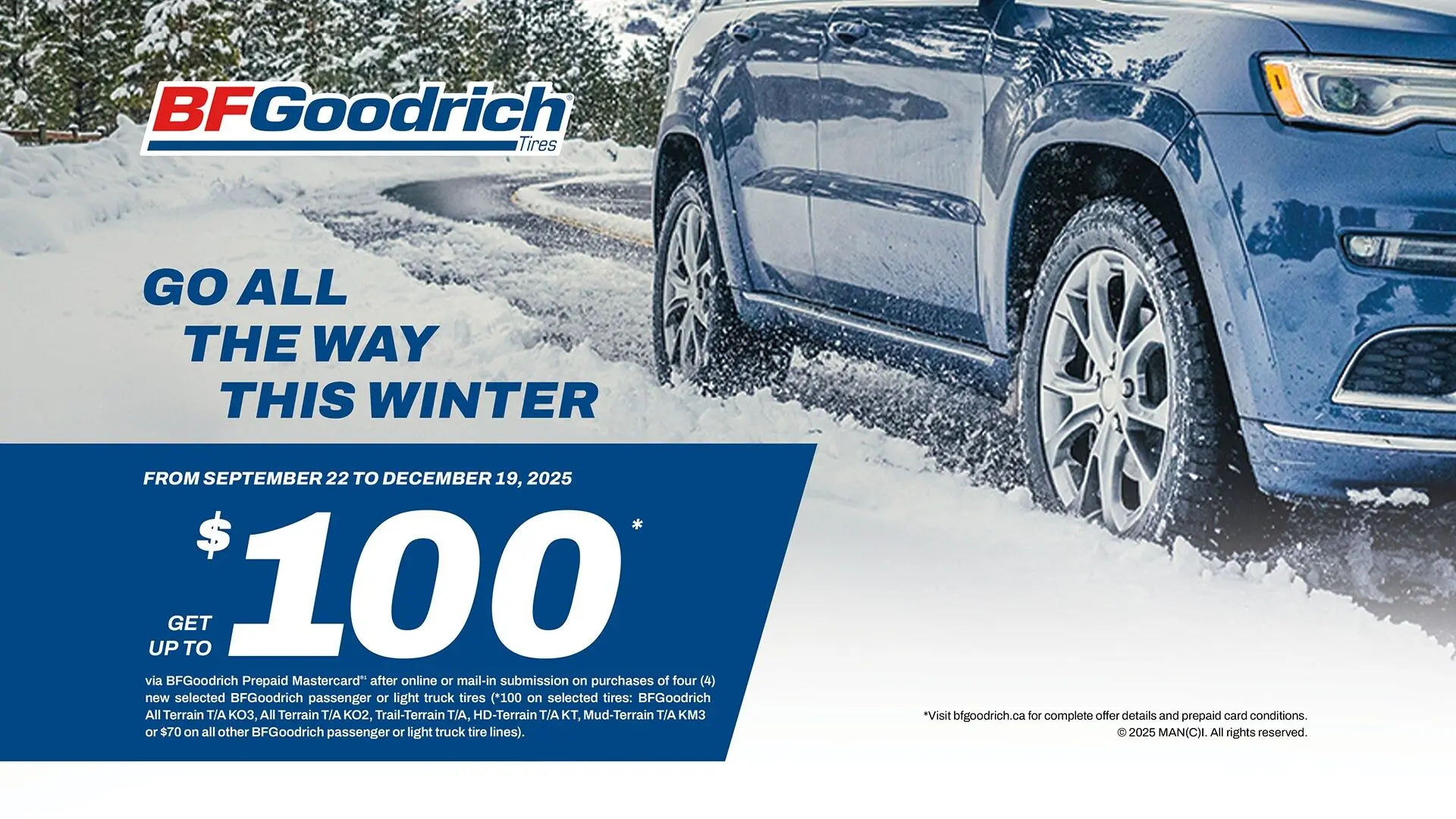BFGoodrich Fall 2025 Rebate
