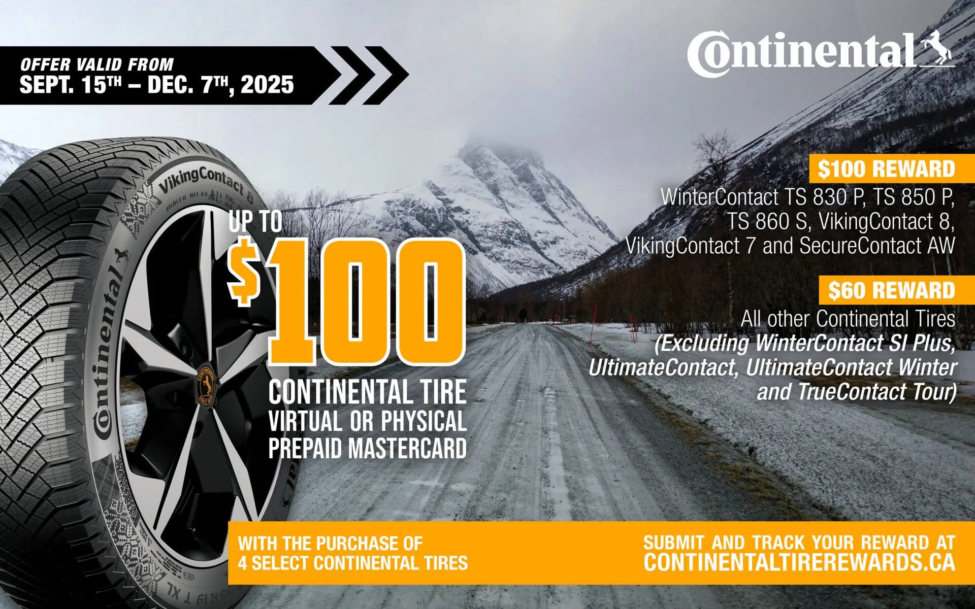 Continental Fall 2025 Rebate