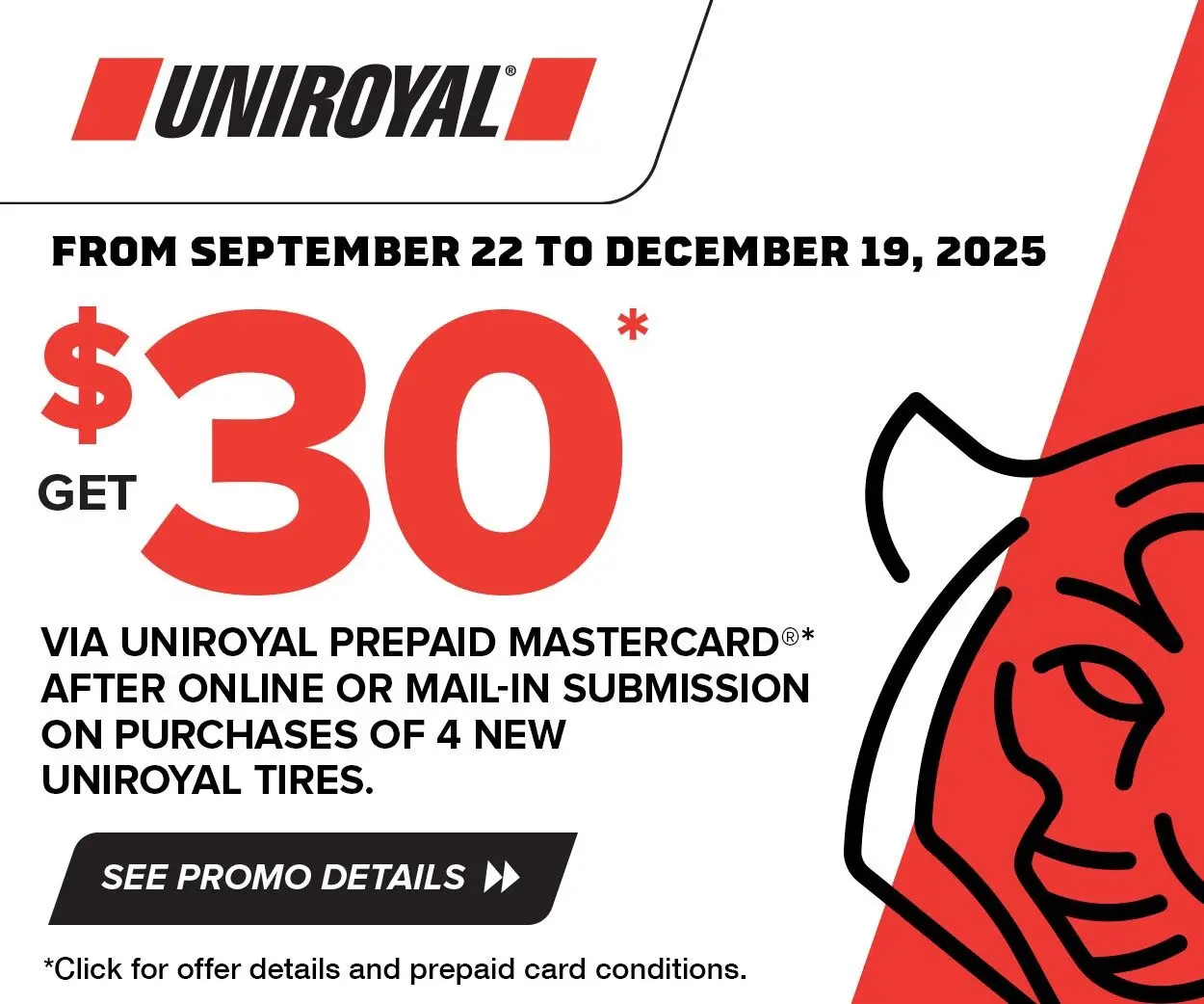 UNIROYAL Fall 2025 Rebate