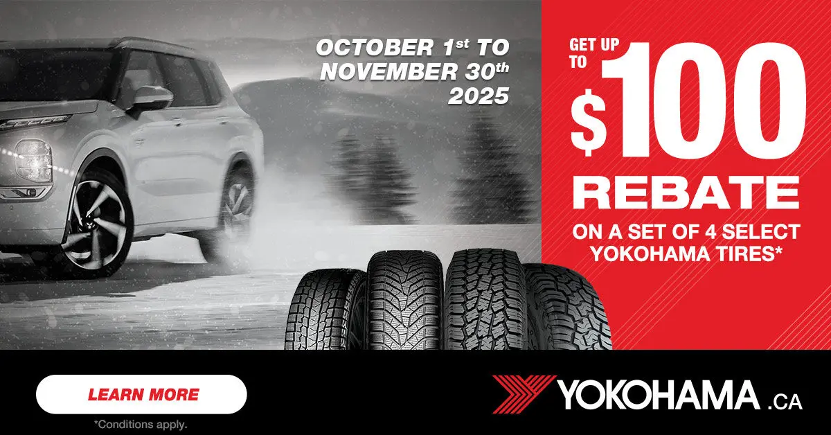 Yokohama Tire Fall 2025 Rebate