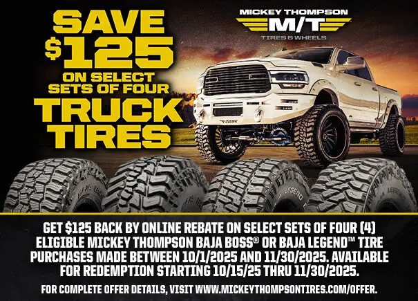 Mickey Thompson Tire Fall 2025 Rebate