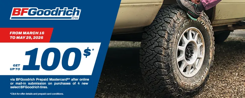 BFGoodrich Spring 2026 Rebate