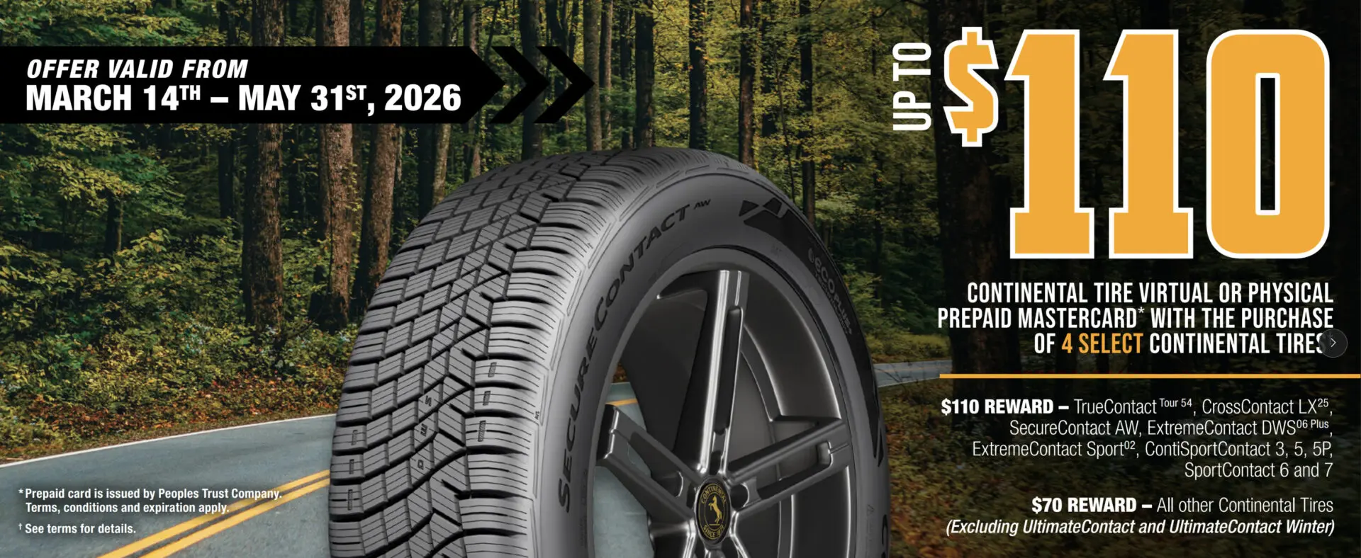Continental Spring 2026 Rebate