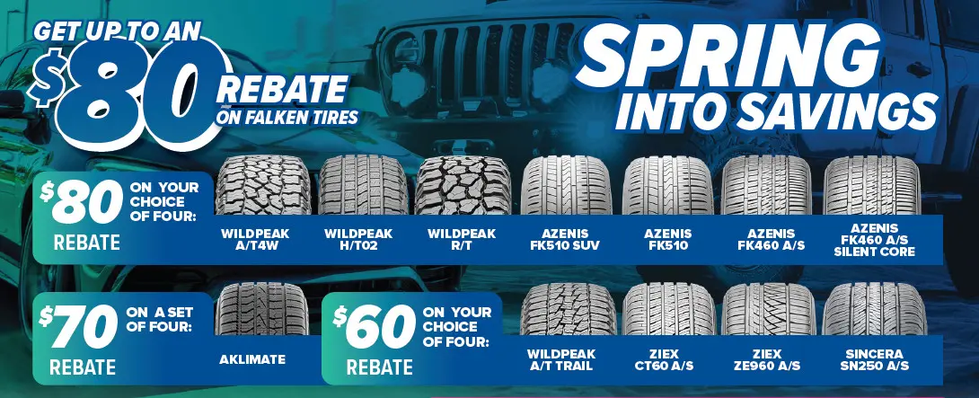 Falken Spring 2026 Rebate