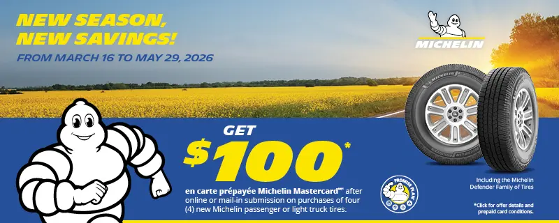 Michelin Spring 2026 Rebate