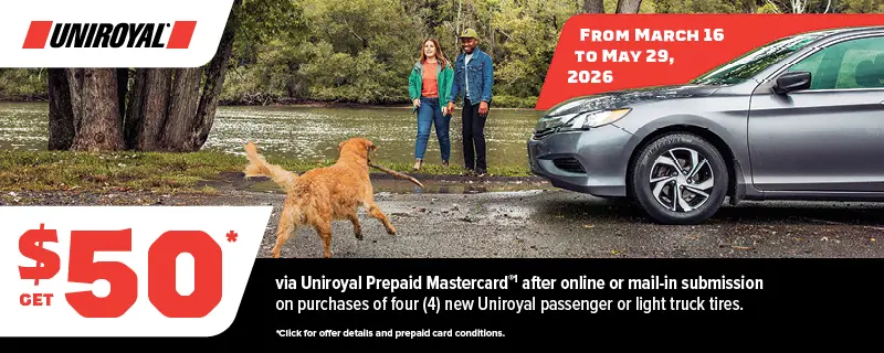 UNIROYAL Spring 2026 Rebate