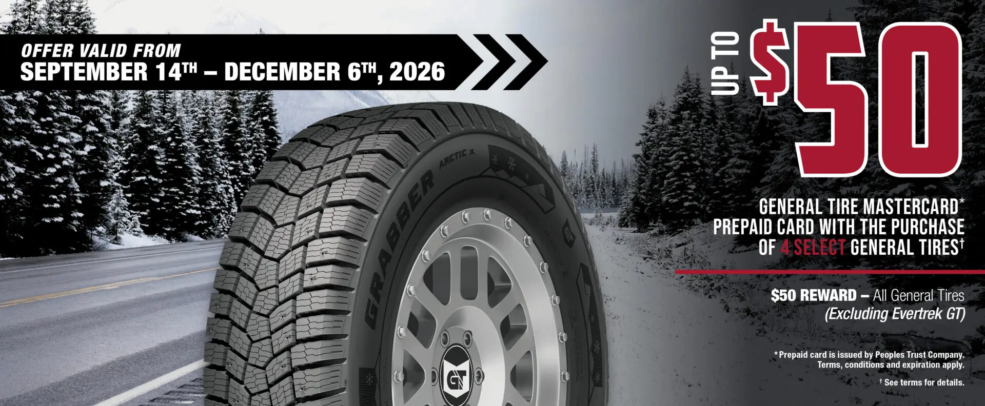 General Tire Fall 2026 Rebate